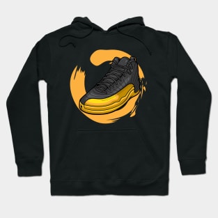 AJ 12 Retro Black UNV Gold Sneaker Hoodie